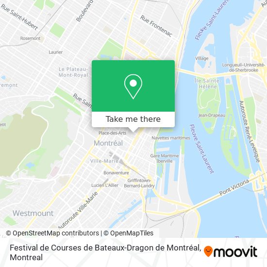Festival de Courses de Bateaux-Dragon de Montréal map