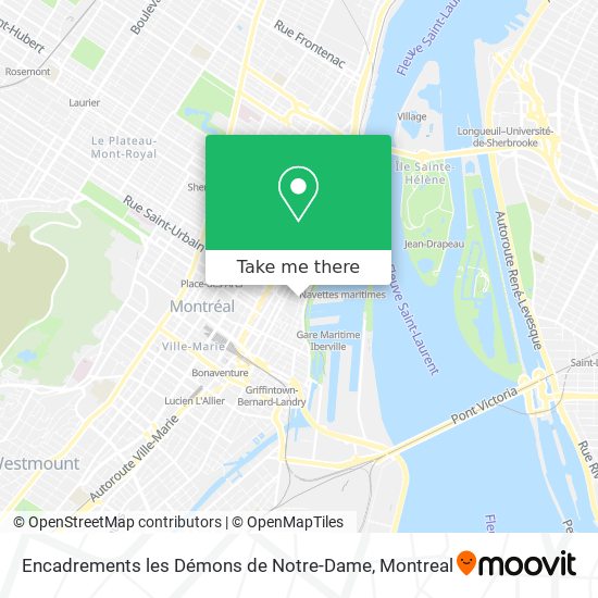 Encadrements les Démons de Notre-Dame map