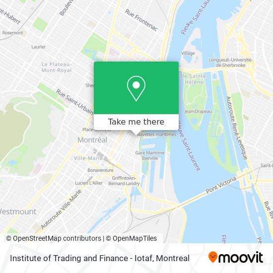 Institute of Trading and Finance - Iotaf map