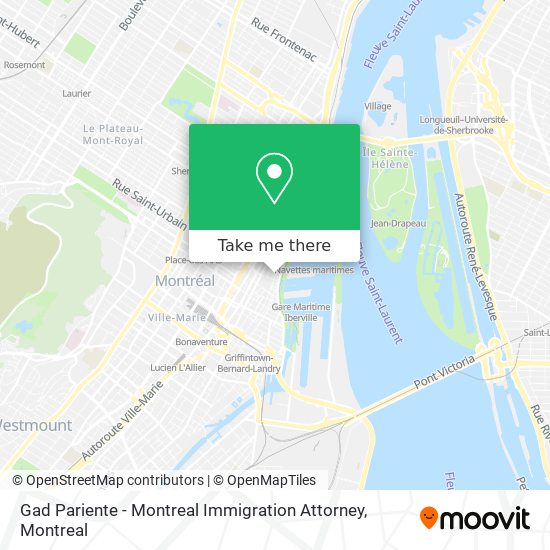 Gad Pariente - Montreal Immigration Attorney map