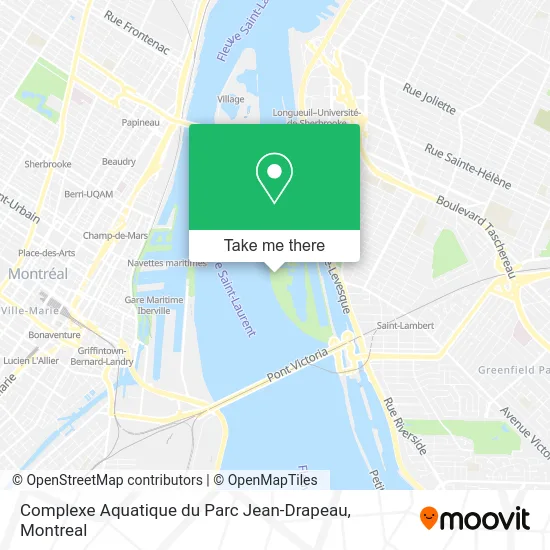 Complexe Aquatique du Parc Jean-Drapeau map