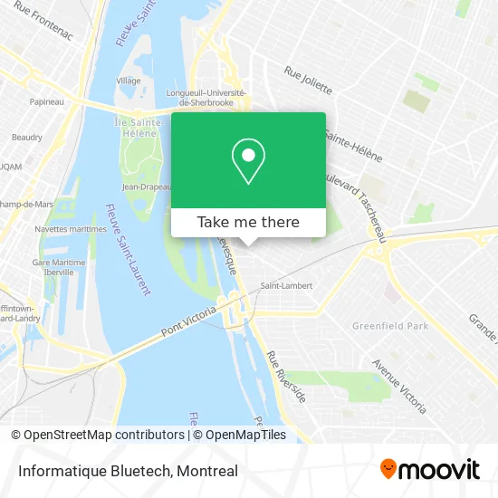 Informatique Bluetech map