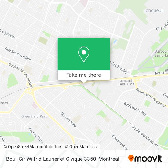 Boul. Sir-Wilfrid-Laurier et Civique 3350 map