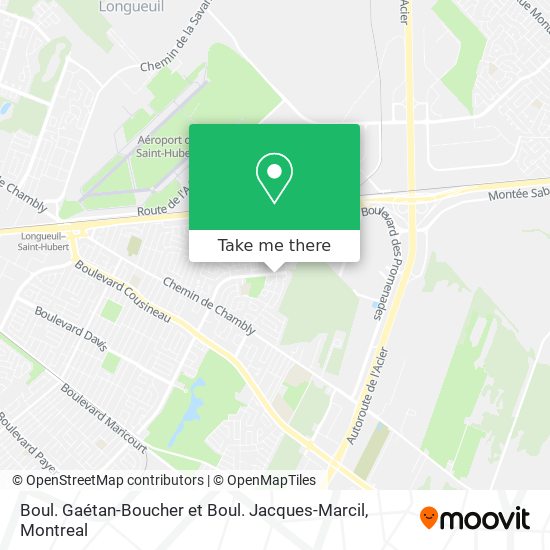 Boul. Gaétan-Boucher et Boul. Jacques-Marcil map