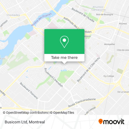 Busicom Ltd map