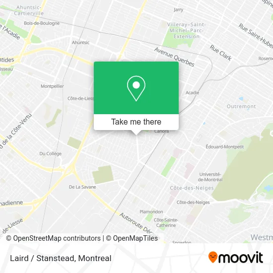 Laird / Stanstead map