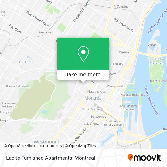 Lacite Furnished Apartments map