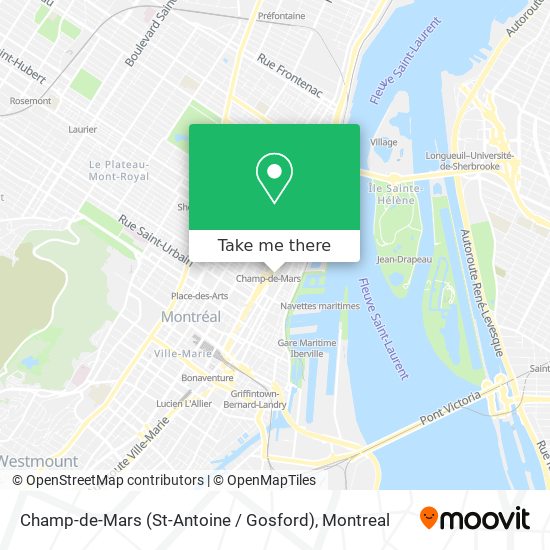 Champ-de-Mars (St-Antoine / Gosford) map