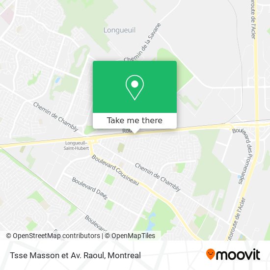 Tsse Masson et Av. Raoul map