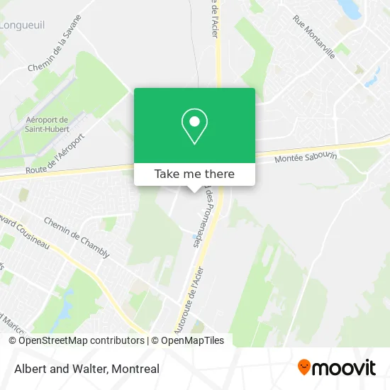 Albert and Walter map