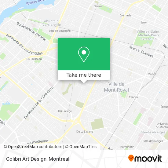 Colibri Art Design map