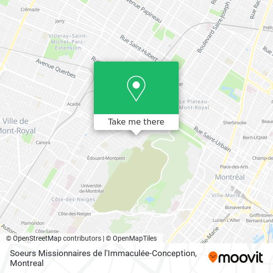 Soeurs Missionnaires de l'Immaculée-Conception map