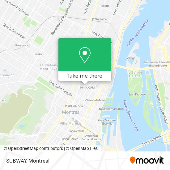 SUBWAY map