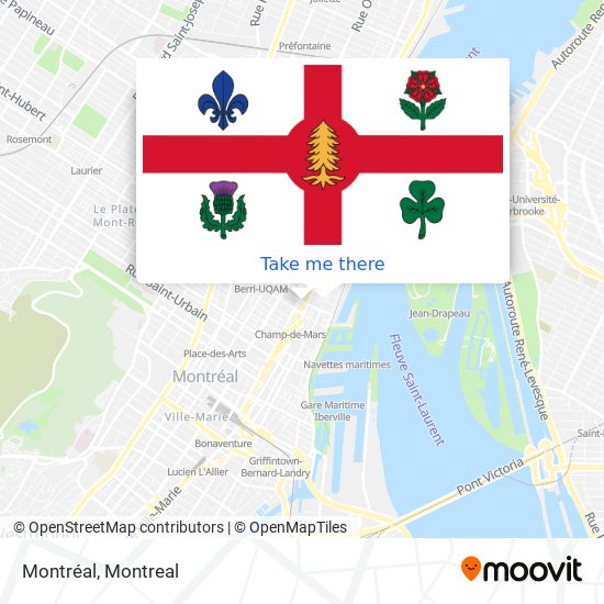 Montréal map