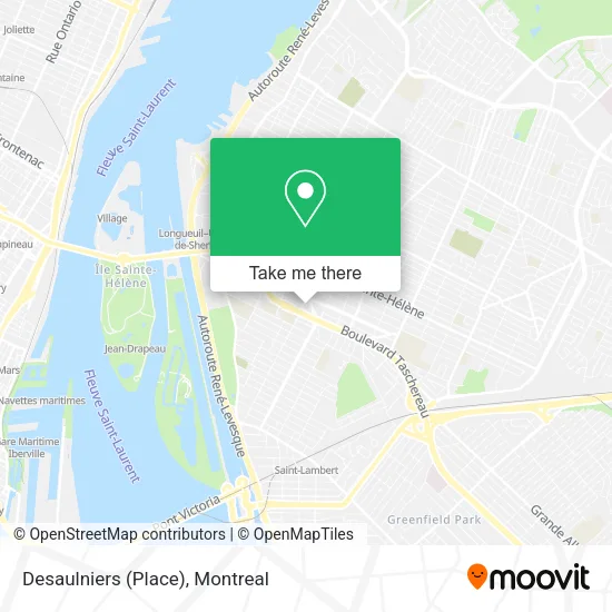 Desaulniers (Place) map