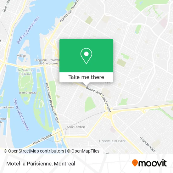 Motel la Parisienne map