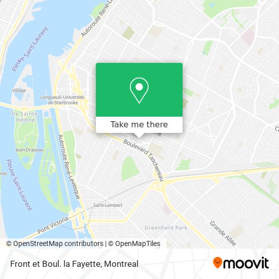 Front et Boul. la Fayette map
