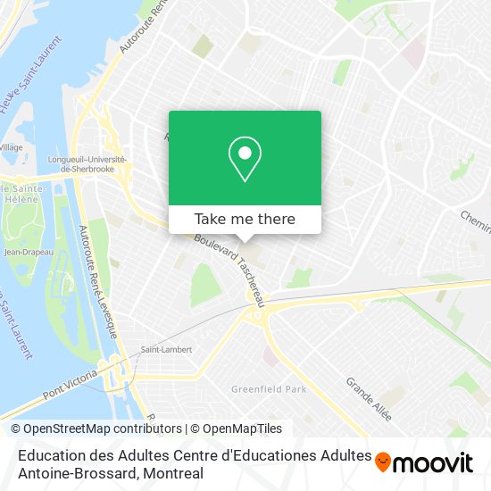 Education des Adultes Centre d'Educationes Adultes Antoine-Brossard map