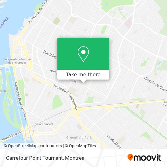 Carrefour Point Tournant map