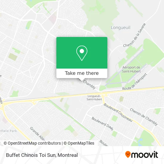 Buffet Chinois Toi Sun map