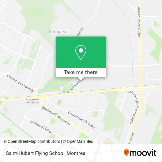 Saint-Hubert Flying School map