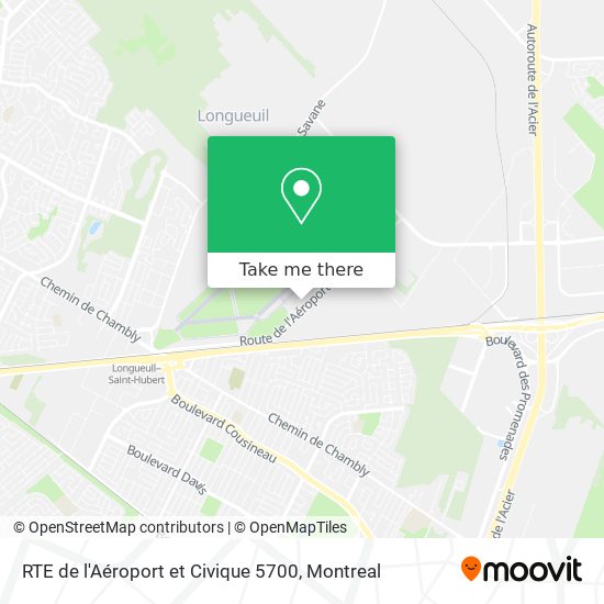 RTE de l'Aéroport et Civique 5700 map
