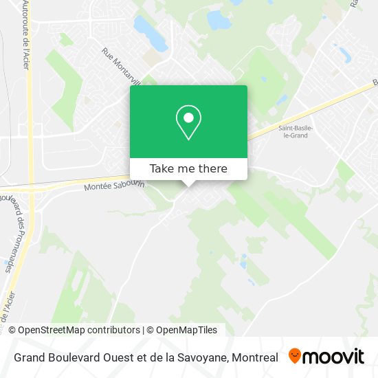 Grand Boulevard Ouest et de la Savoyane map