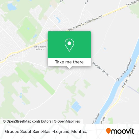 Groupe Scout Saint-Basil-Legrand map