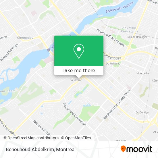 Benouhoud Abdelkrim map
