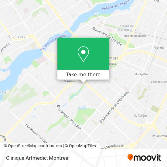 Clinique Artmedic map