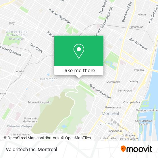 Valoritech Inc map