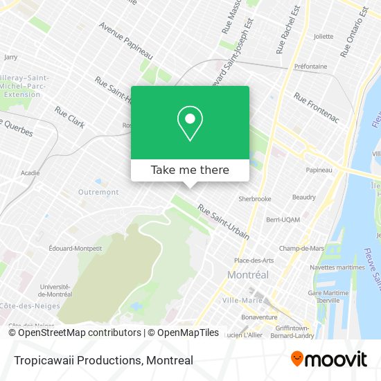 Tropicawaii Productions map