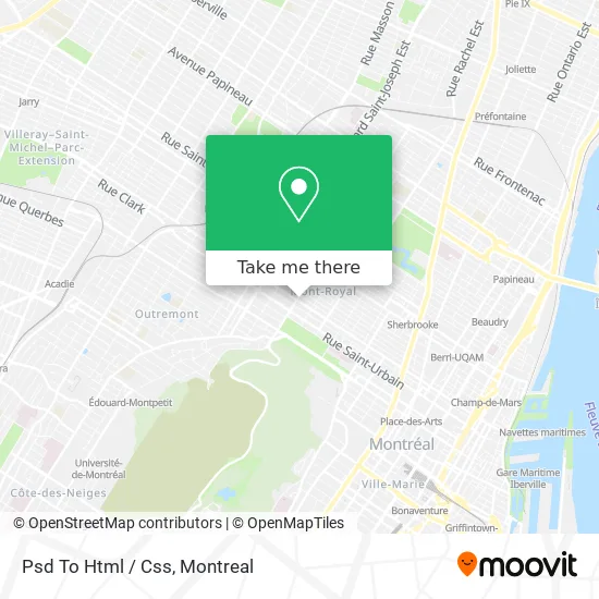 Psd To Html / Css map