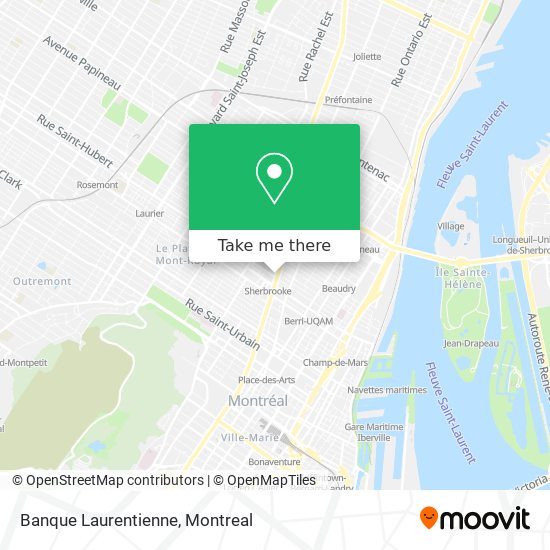 Banque Laurentienne map