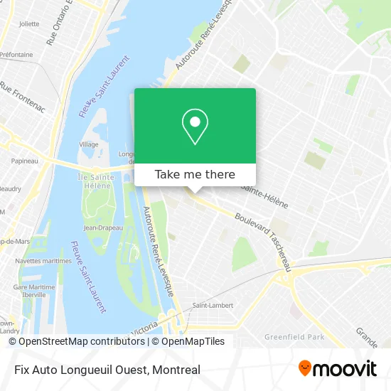 Fix Auto Longueuil Ouest map