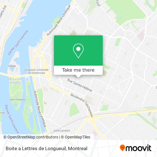Boite a Lettres de Longueuil map