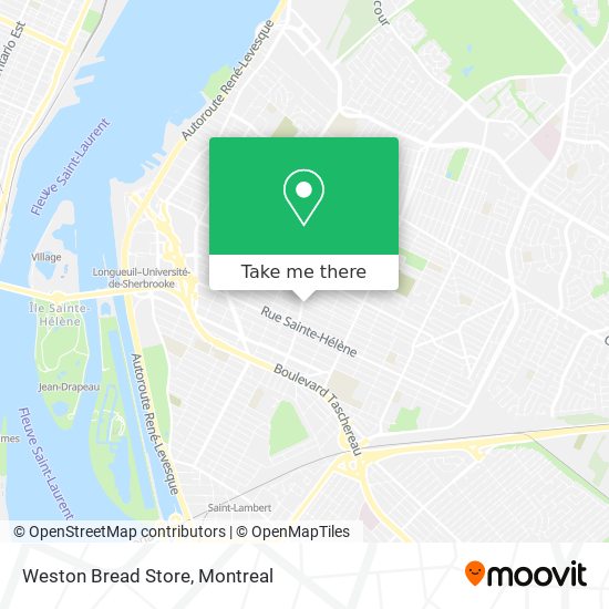 Weston Bread Store map