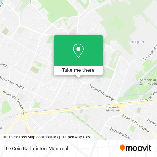 Le Coin Badminton map
