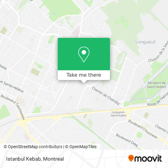 Istanbul Kebab map