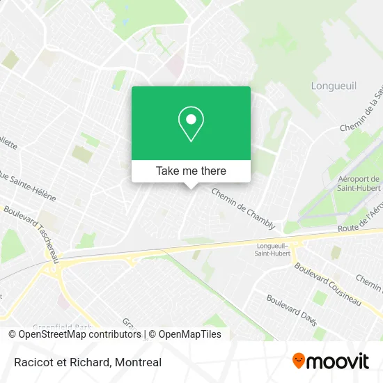 Racicot et Richard map