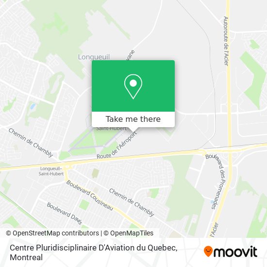 Centre Pluridisciplinaire D'Aviation du Quebec map