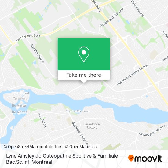 Lyne Ainsley do Osteopathie Sportive & Familiale Bac.Sc.Inf map