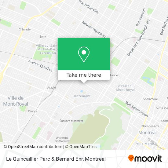Le Quincaillier Parc & Bernard Enr map