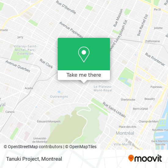 Tanuki Project map