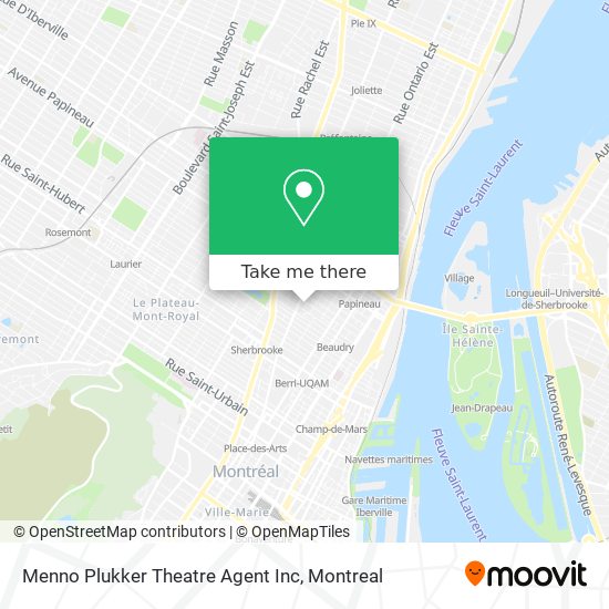 Menno Plukker Theatre Agent Inc map