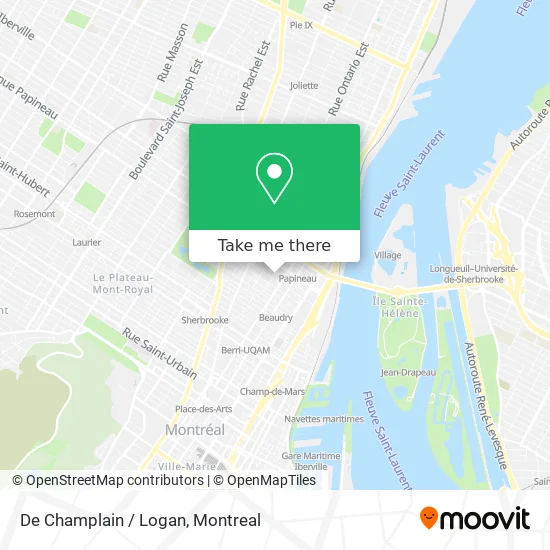 De Champlain / Logan map