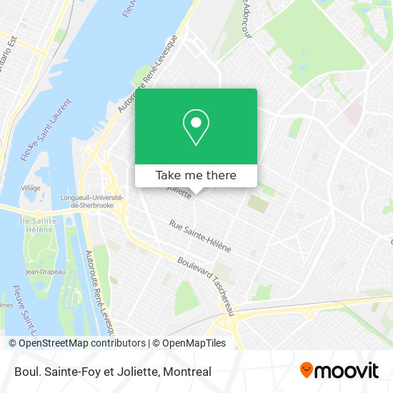 Boul. Sainte-Foy et Joliette map