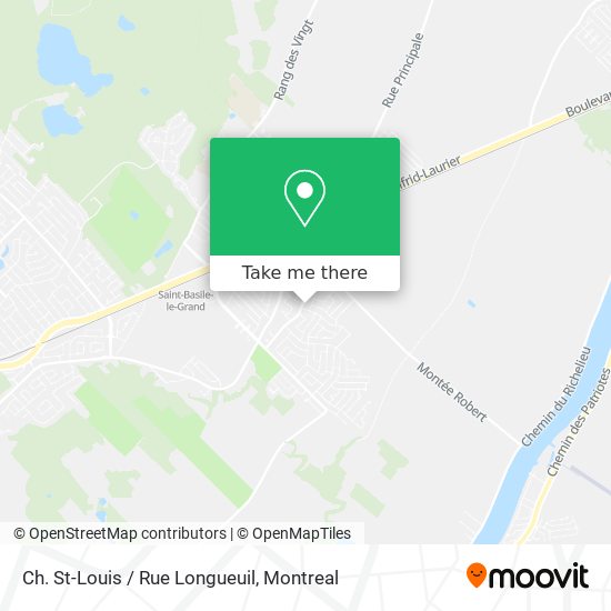 Ch. St-Louis / Rue Longueuil map
