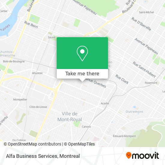 Alfa Business Services map