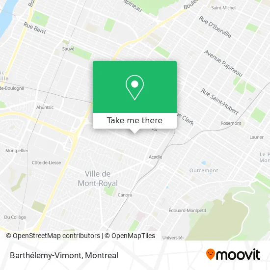Barthélemy-Vimont map